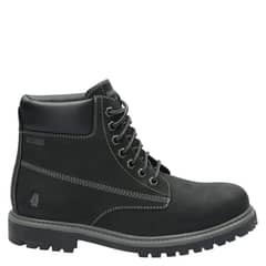 HUSH PUPPIES - Botín Hombre Cuero Negro