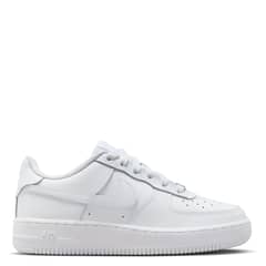NIKE - Air Force 1 Le Zapatilla Urbana Niño Cuero Blanco (31 A 37.5)