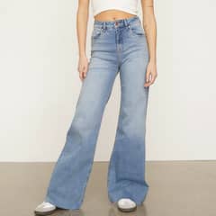 AMERICANINO - Jeans Wide Leg Tiro Alto Mujer