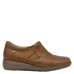 16 HRS - Zapato Casual Mujer Cuero Cafe