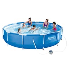 BESTWAY - Piscina Estructural Redonda 366 X 76 Cm. 6.473 Lts + Filtro