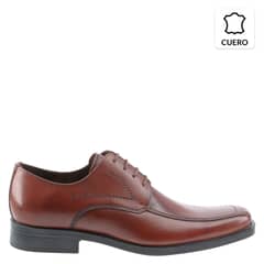 GUANTE - Zapato Formal Hombre Cuero Rojo