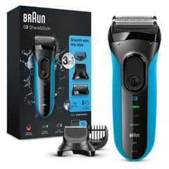BRAUN - Afeitadora Eléctrica Serie 3 3010 Blue
