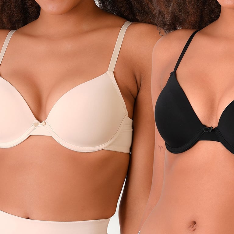 Pack De 2 Sostenes Mujer Negro 34B