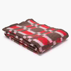 AMBIENTA - Frazada Escocesa Estampada Lana 140X210 Cm