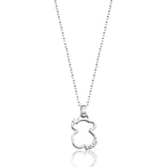 TOUS - Collar Silueta De Plata Mujer