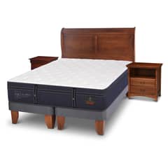 CIC - Cama Europea Grand Premium King Bd 180X200 Cm + Muebles Miro