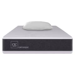 CIC - Colchón Ortopedic 1.5 plazas x 2.00mt + Almohadas