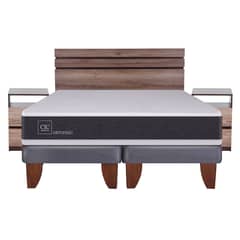 CIC - Cama Europea Ortopedic 2 Plazas Base Dividida 150x200 cm + Muebles Ares