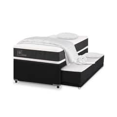 CIC - Cama Nido Ortopedic Black 1.5 Plazas + Textil