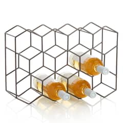 CRATE & BARREL - Soporte Para 11 Vinos Grafito