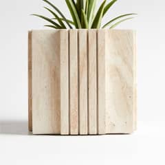CRATE & BARREL - Macetero Canali AC Crate&Barrel