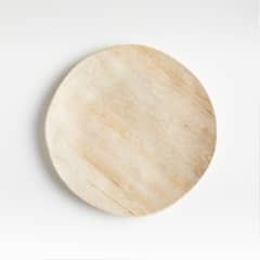 CRATE & BARREL - Plato Ensalada Melamina Faux Bois