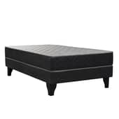CELTA - Cama Europea Apolo Black 1.5 Plazas