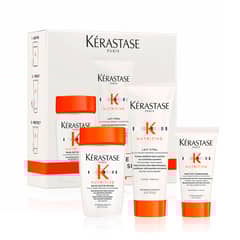 KERASTASE - Set Cabello Seco Nutritive Shampoo 80Ml + Acondicionador 75Ml + Crema 50Ml Kérastase