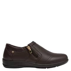 BRUNO ROSSI - Zapato Casual Mujer Cuero Café