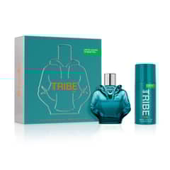 BENETTON - Set Perfume Hombre We Are Tribe Cool EDT 90ml + Desodorante 150ml