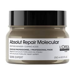 LOREAL PROFESSIONNEL - Máscara Absolut Repair Molecular De Reparación Molecular Profunda Para Cabello Dañado 250Ml