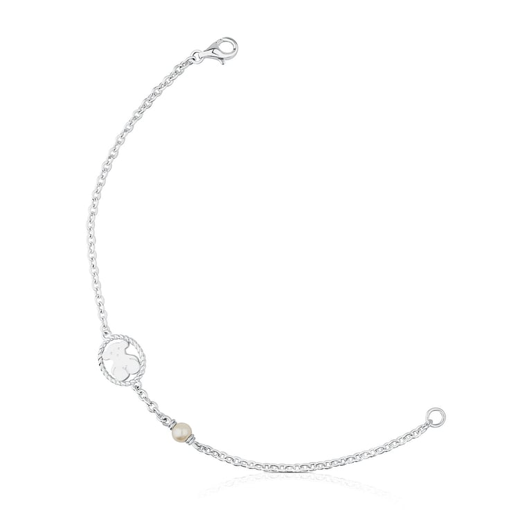 Tous Pulseras Mujer TOUS Pulsera De Plata De Primera Ley Para