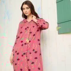MERCADITO ESPAÑOL - Vestido Maxi Camisero Mujer Byan