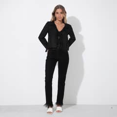 RAINDOOR - Jeans Recto Tiro Alto Mujer
