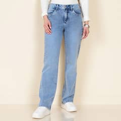 WADOS - Jeans Recto Tiro Alto Mujer