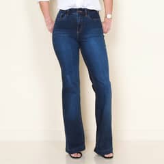 WADOS - Jeans Flare Tiro Alto Mujer
