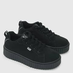 COLLOKY - Zapatilla Escolar Niña Negro (34 a 39)