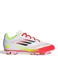 ADIDAS - F50 Club Fg/Mg Zapatilla de Futbol Niño Blanco (28 a 38)