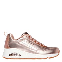 SKECHERS - Zapatilla urbana mujer cuero rosado