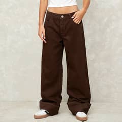 SYBILLA - Jeans Baggy Tiro Medio Mujer