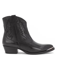 GACEL - Botín Mujer Cuero Negro