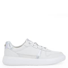 GACEL - Zapatilla Casual Mujer Cuero Blanco