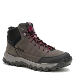 CAT - Threshold Mid Botin Hombre Cuero Gris