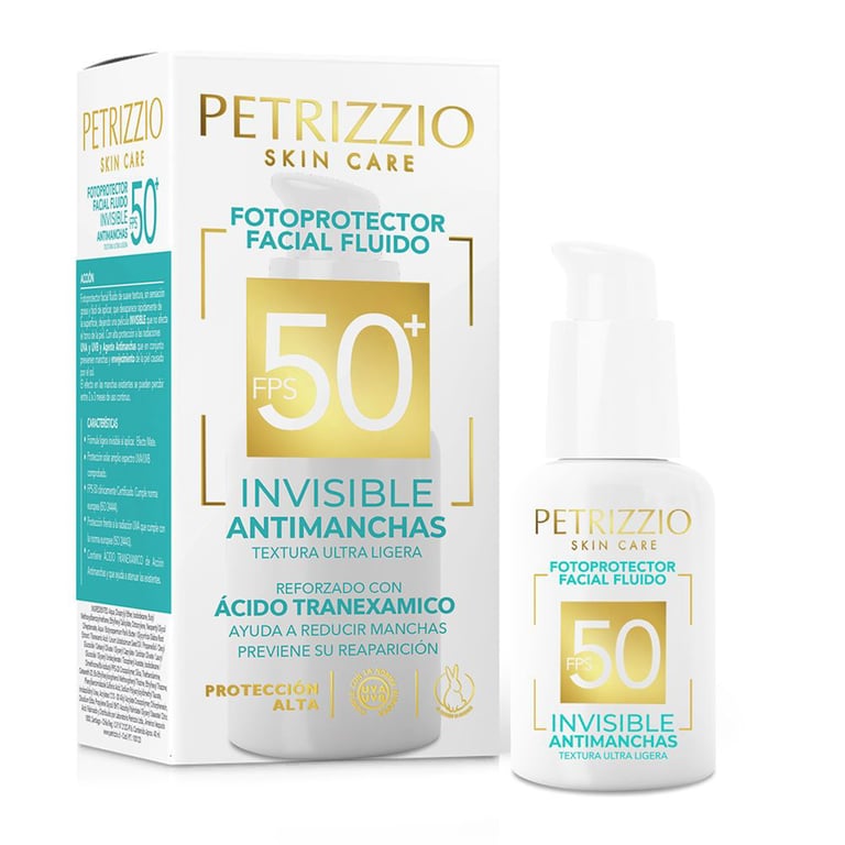 Protector Solar Rostro Antimanchas Invisible Fps50 40 Ml