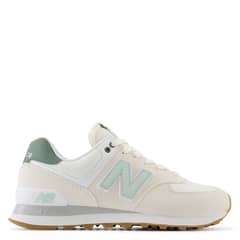 NEW BALANCE - 574 Zapatilla Urbana Mujer Cuero Beige