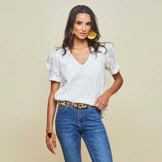 SAVILLE ROW - Blusa Manga Corta Mujer