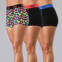 FLORES - Pack de 3 Boxer Algodón Mujer