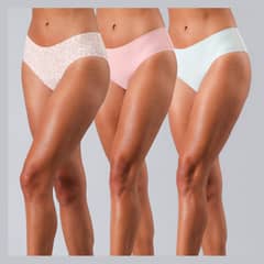 FLORES - Pack de 3 Pantaletas Micro Print Bonded Mujer