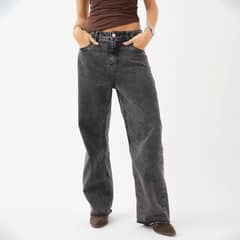 BASEMENT - Jeans Relax Tiro Medio Mujer