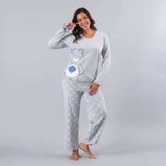 FLORES - Pijama Cuello Redondo Mujer