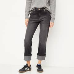 BASEMENT - Jeans Slim Tiro Medio Mujer