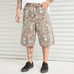 AMERICANINO - Bermuda Camuflado Budweiser Baggy Fit Hombre