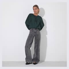 RAINDOOR - Pantalón Straight Tiro Alto Mujer