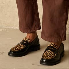 URCO - Ballerina Mujer Cuero Animal Print