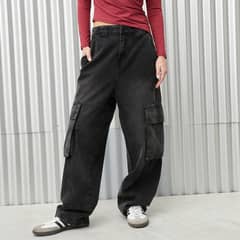 AMERICANINO - Jeans Baggy Relax Cargo Hombre