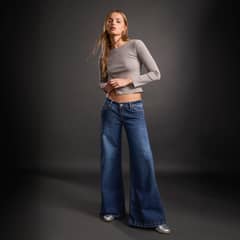 AMERICANINO - Jeans Wide Leg Mujer