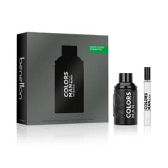 BENETTON - Set United Colors Man Black Intenso Eau De Parfum 100 Ml + 0 Ml