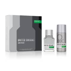 BENETTON - Set Perfume Hombre Regalo United Dreams Aim High Edt 100Ml + Desodorante 150Ml