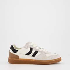 COOLWAY - Goal Whs Zapatilla Urbana Hombre Cuero Blanco
